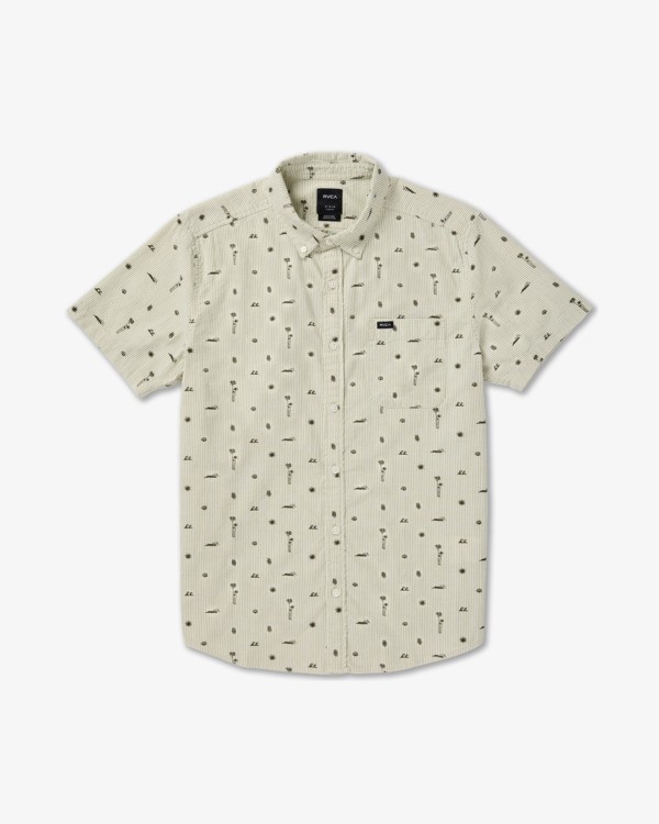 Camisa RVCA Thatll Do Seersucker - Ranger Green