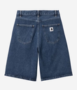 Pantalón Corto Carhartt Wip W' Brandon - Blue (stone washed) (Mujer)