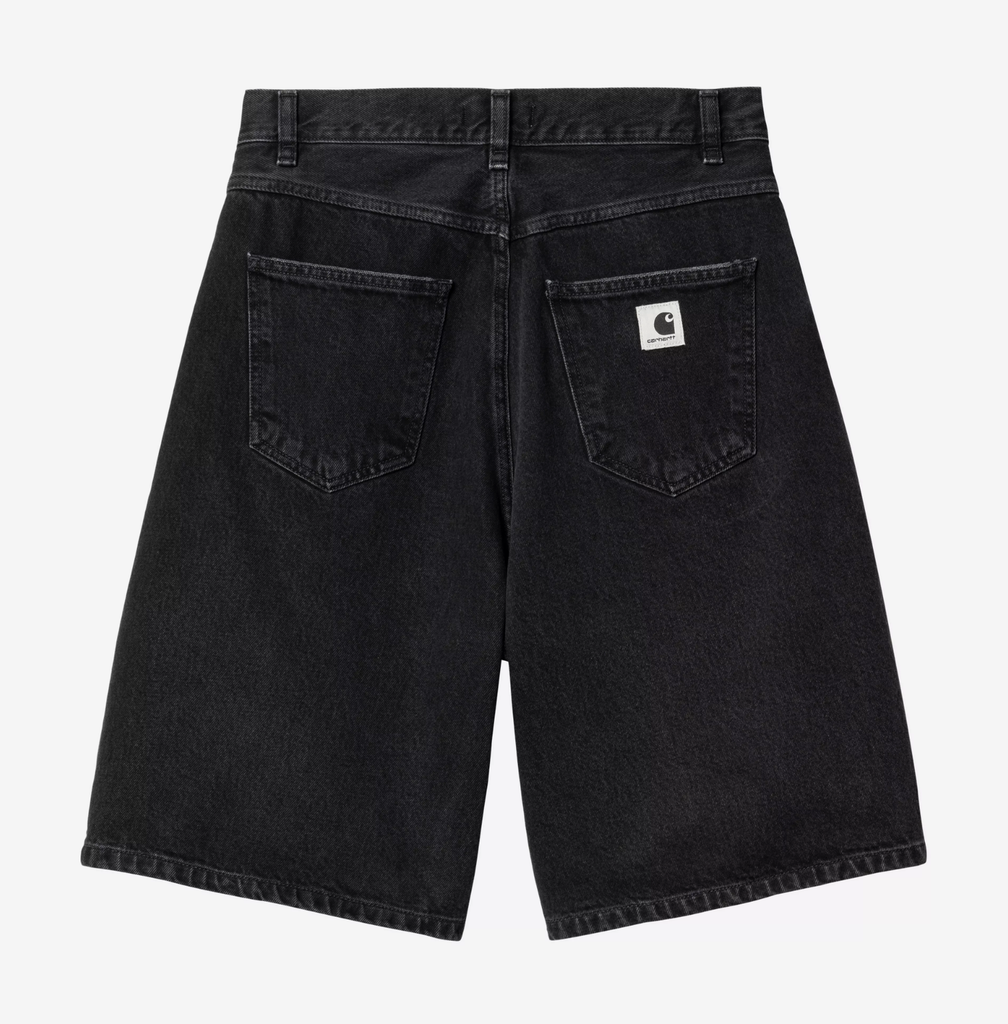 Pantalón Corto Carhartt Wip W' Brandon - Black (stone washed) (Mujer)