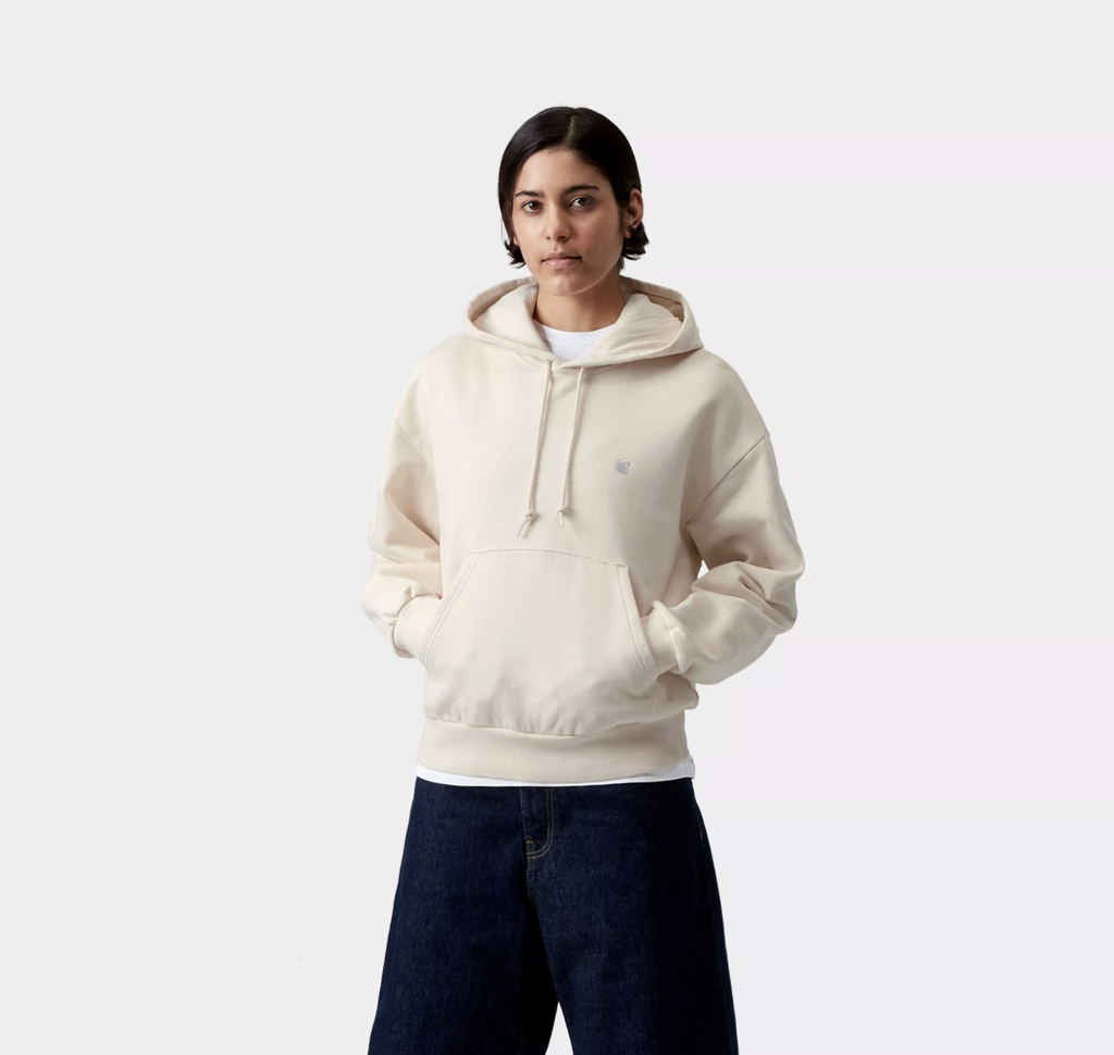 Sudadera Con Capucha Carhartt WIP W' Casey - Natural/Silver (Mujer)