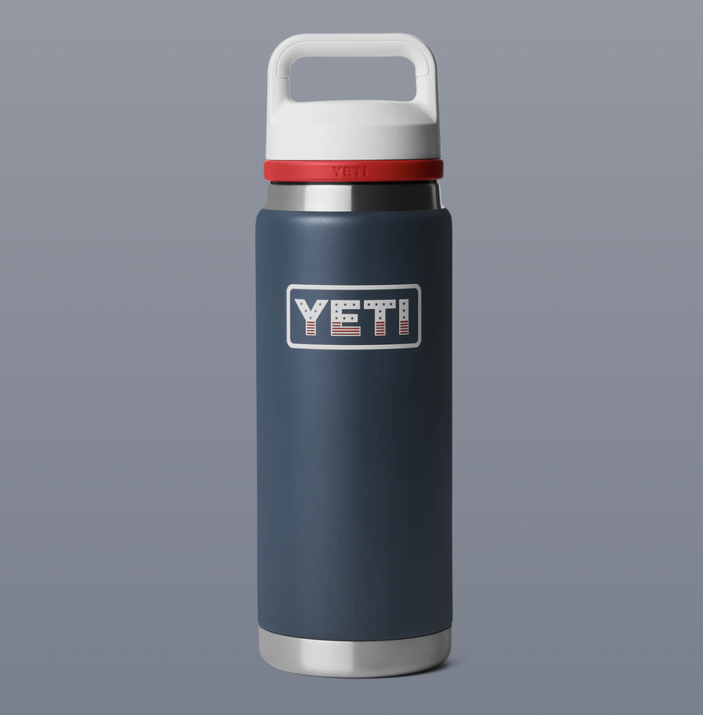 Botella Yeti Rambler 26 oz (769 ml) - Navy/Rescue Red/White/Badge