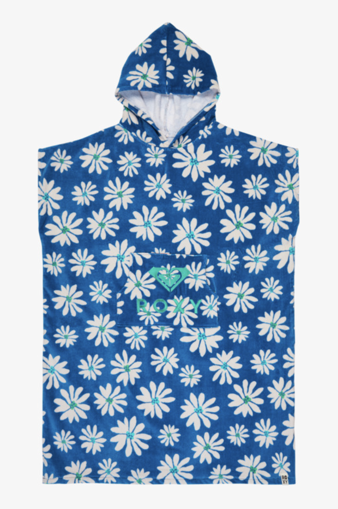 Toalla Poncho Roxy Stay Magical Printed - Coconut Milk Flower Soul