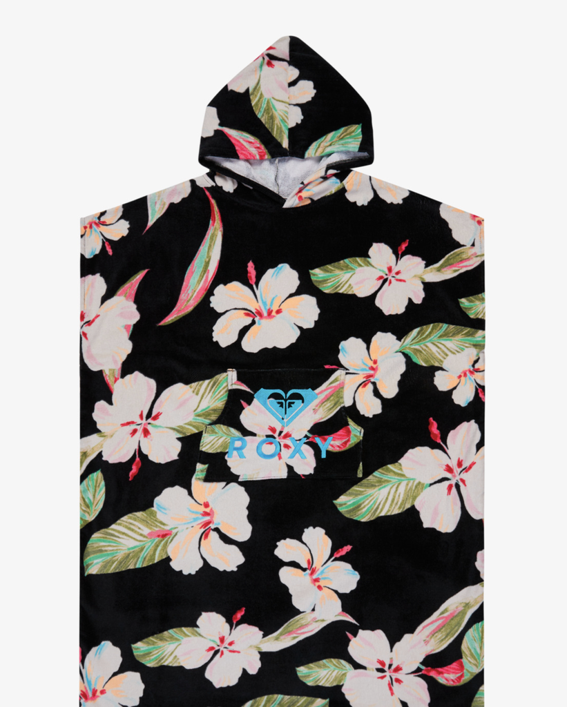 Toalla Poncho Roxy Stay Magical Printed - Anthracite Spring Charming