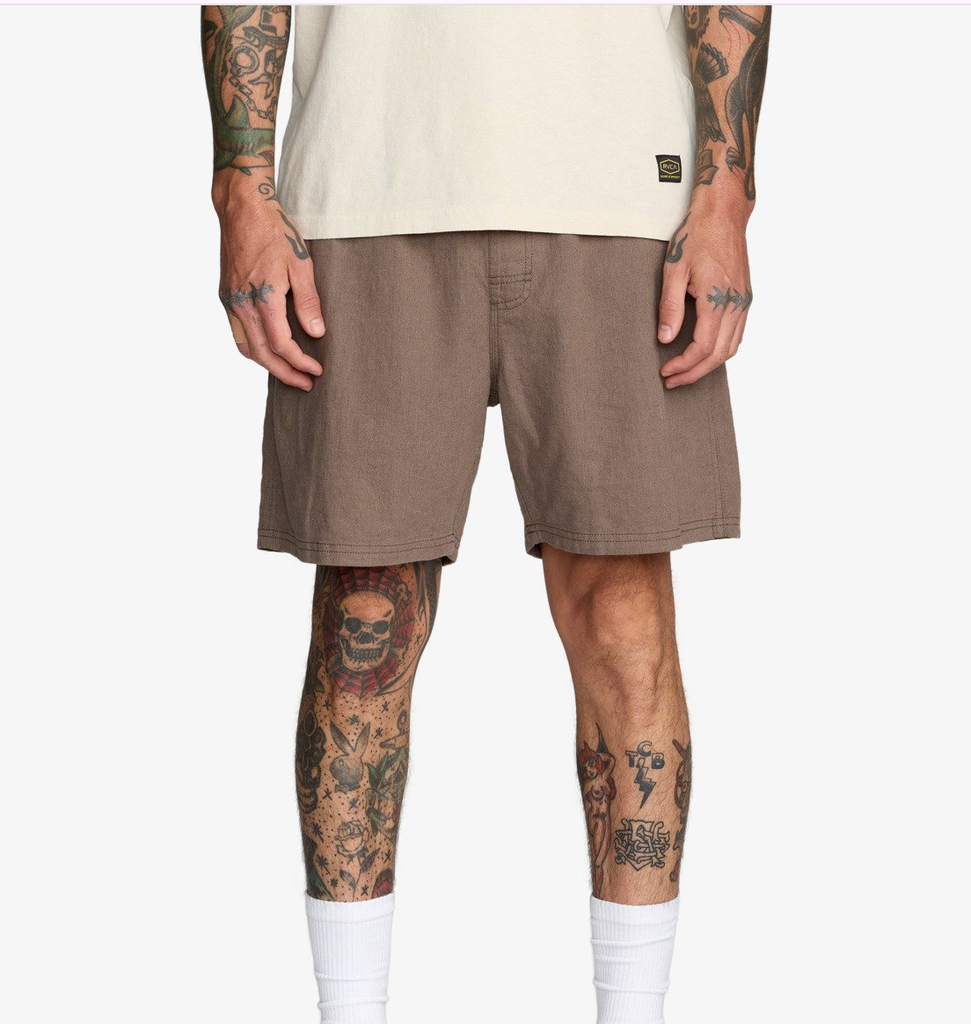 Pantalón Corto Rvca Sands Elastic 17" - Mushroom
