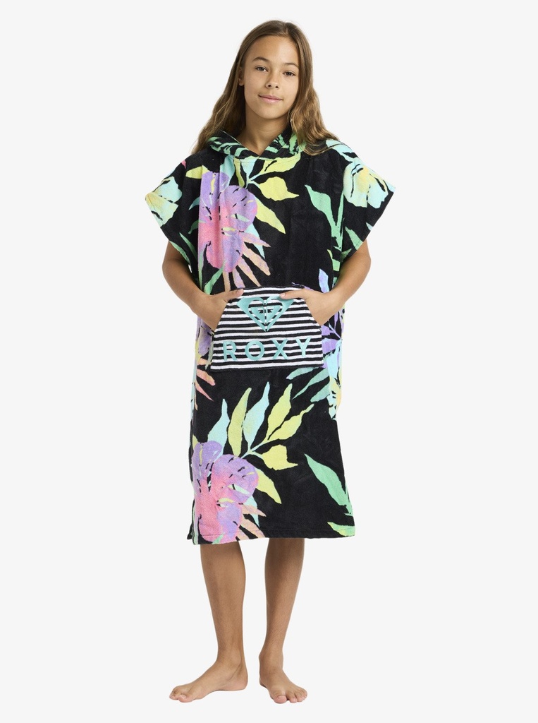 Toalla Poncho Roxy Rg Stay Magical Printed - Anthracite Aquarella Active