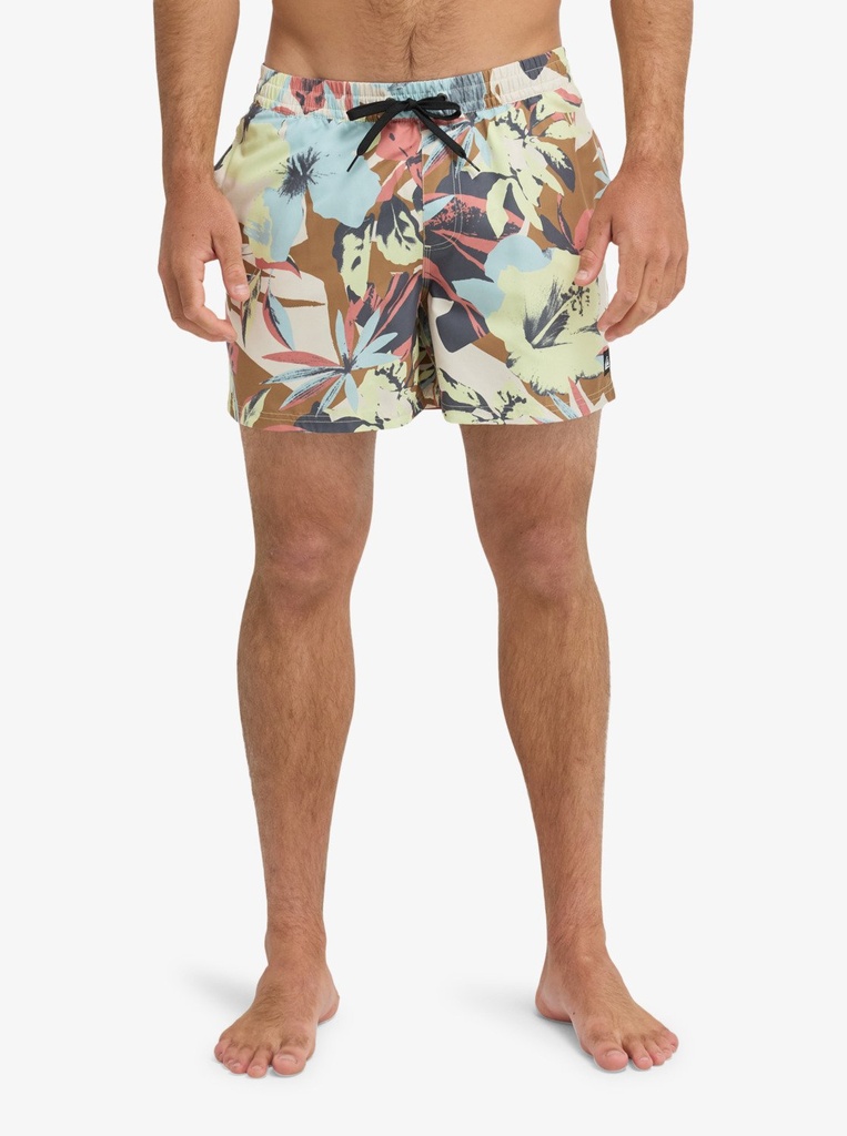 Bañador Quiksilver Everyday Printed Volley 15" - Bone White Interact Floral
