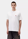 Camiseta Carhartt WIP Small Heart - White/Red
