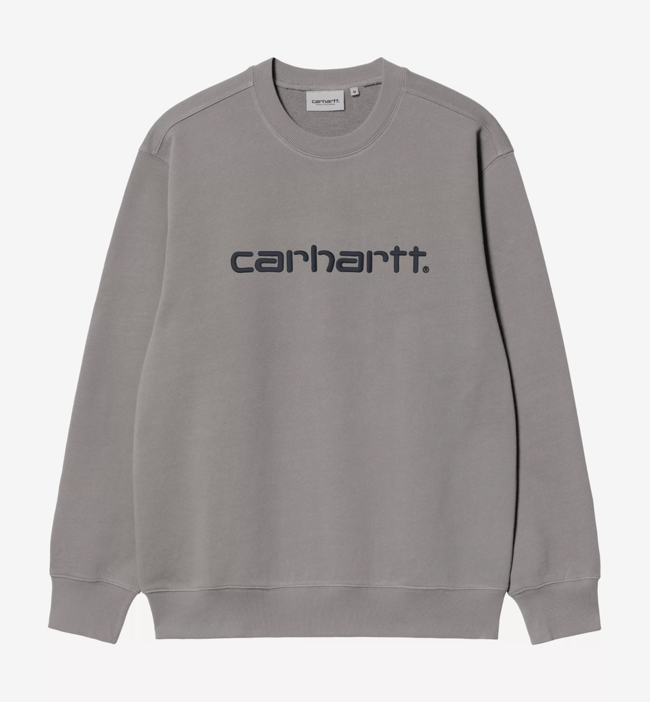 Sudadera Carhartt WIP Sweat - Shady Grey/Dark Navy