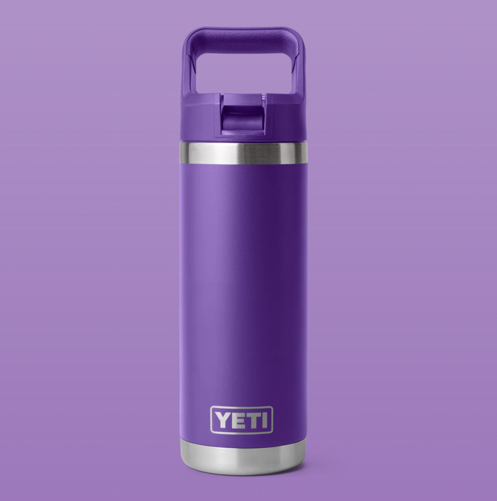 Botella con Tapa de Pajita Yeti Rambler 18 oz (532 ml) - Pace Purple