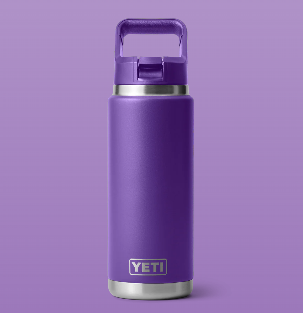 Botella con Tapa de Pajita Yeti Rambler 26 oz (769 ml) - Pace Purple