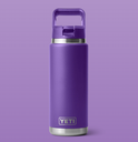 Botella con Tapa de Pajita Yeti Rambler 26 oz (769 ml) - Pace Purple