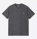Camiseta Carhartt WIP American Script - Graphite