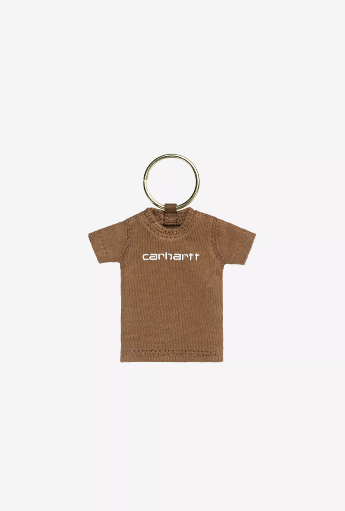 Llavero Carhartt WIP Mini Script T-Shirt - Hamilton Brown