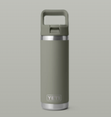 Botella con Tapa de Pajita Yeti Rambler 18 oz (532 ml) - Pampa Green