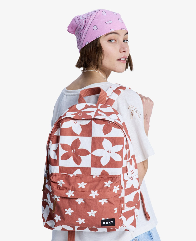 Mochila Roxy Sugar Baby 16L - Ginger Spice Flora