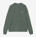 Camiseta de Manga Larga Carhartt WIP Vista Waffle - Dark Scarab (Garment dyed)