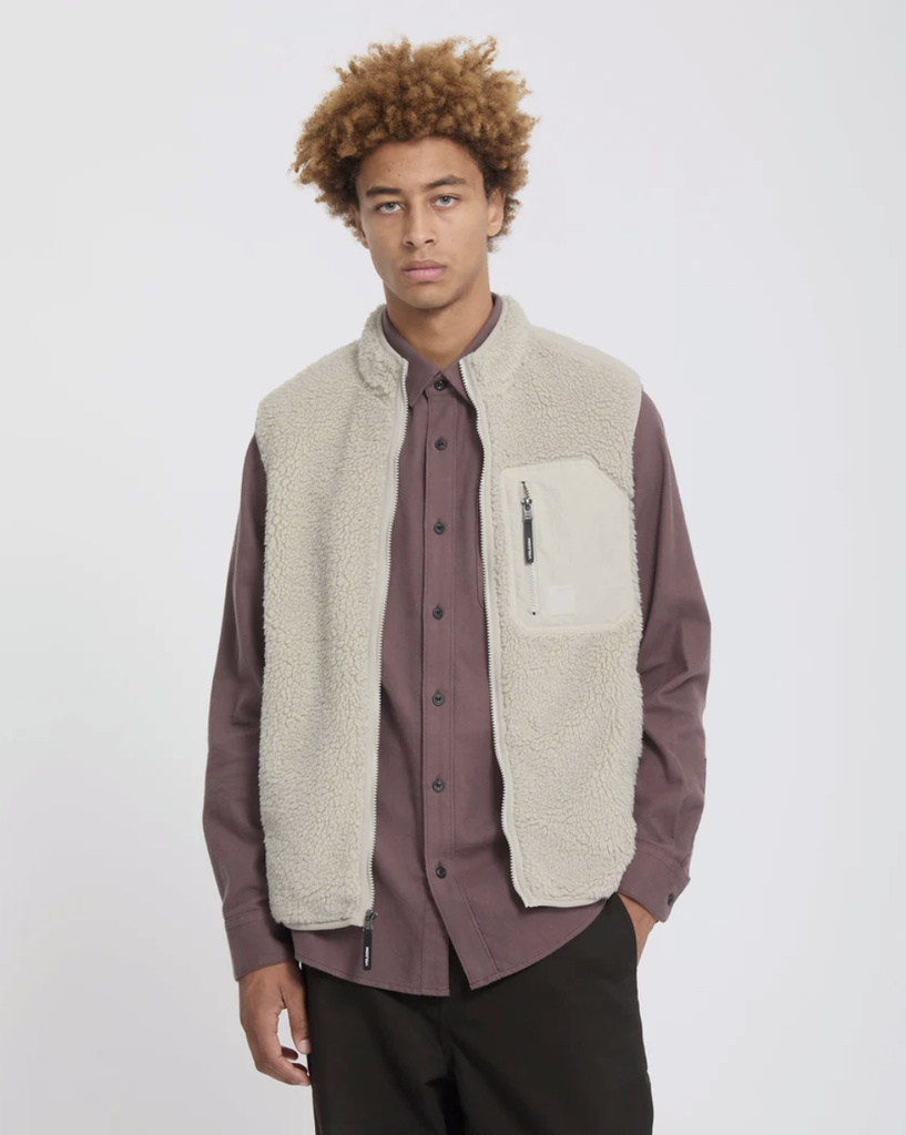 Chaleco Volcom Muzzer Fuzzar - Stone