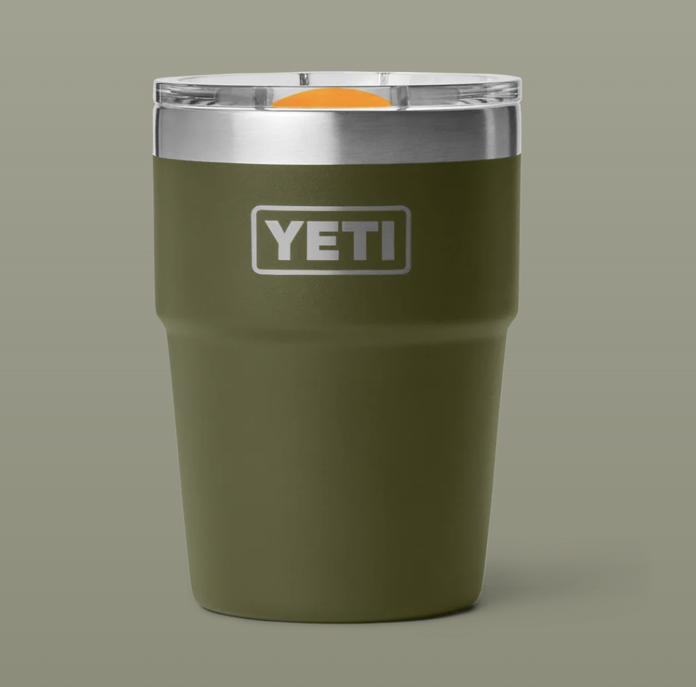 Vaso Apilable Yeti Rambler 16 oz (473 ml) - Olive/King Crab Orange