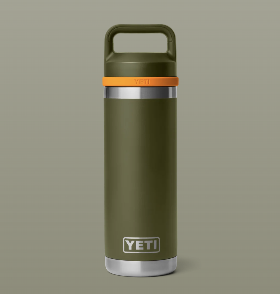 Botella Yeti Rambler 18 oz (532 ml) - Olive/King Crab Orange