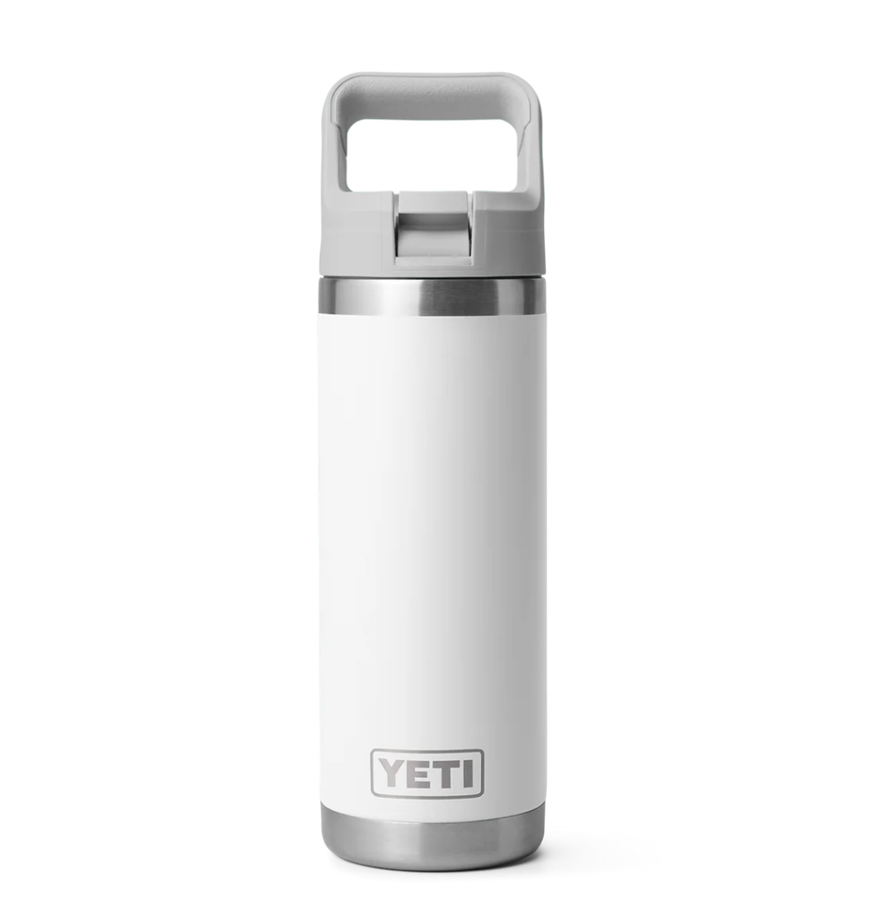 Botella con Tapa de Pajita Yeti Rambler 18 oz (532 ml) - White/White