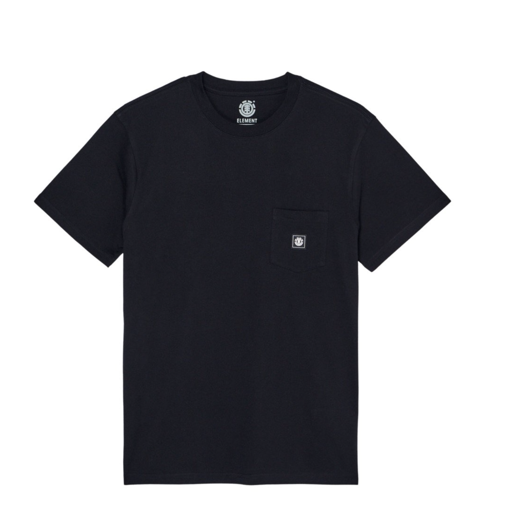 Camiseta Element Icon Label Pocket - Black
