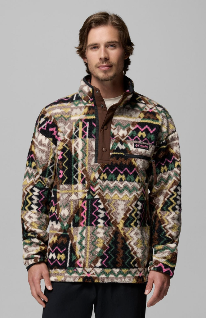 Chaqueta Polar Columbia Helvetia II Printed Hoodie - Black Geom