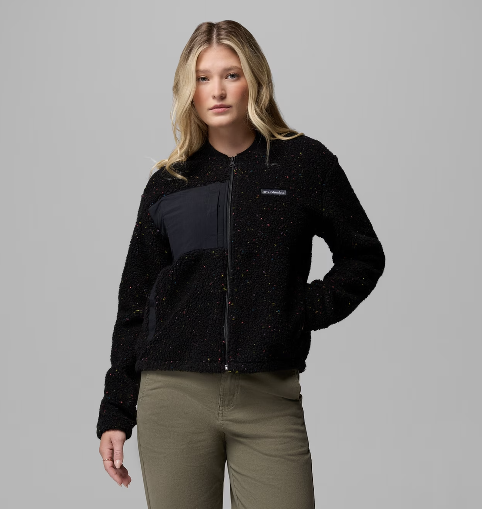 Chaqueta Bomber de Forro Polar Columbia Stellar Path - Black
