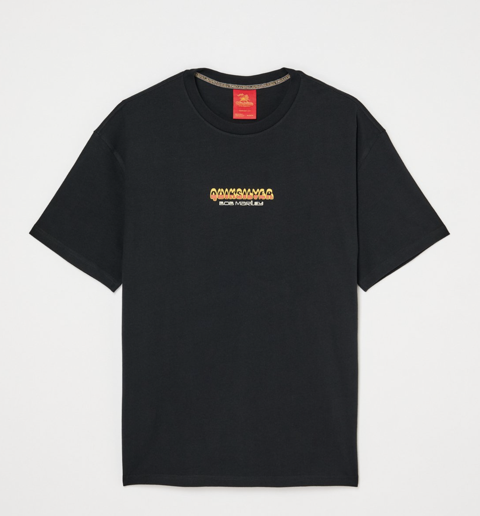 Camiseta Quiksilver Bob Marley Be Loved - Black