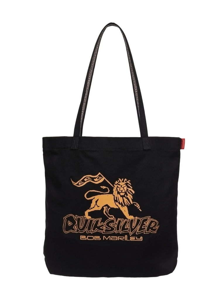 Bolso Tote Bag Quiksilver Bob Marley Lion -  Black