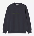 Sudadera Carhartt WIP Sweat - Dark Navy/Dark Scarab