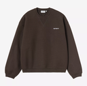 Sudadera Carhatt WIP Ebbert - Tobacco/White