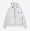 Sudadera con Cremallera Carhartt WIP Mack - Ash Heather/Black