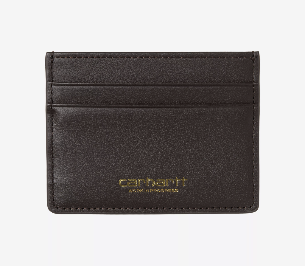 Tarjetero Carhartt WIP Vegas - Tobacco/Gold