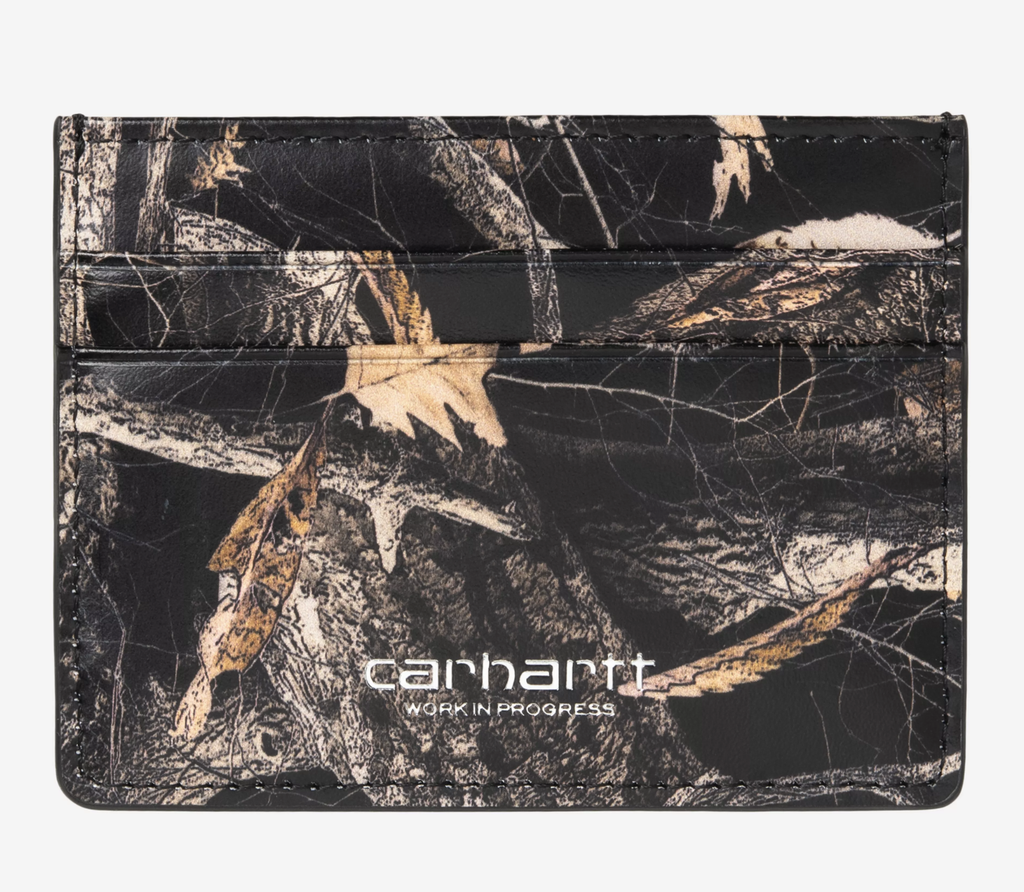 Tarjetero Carhartt WIP Vegas - Camo Feather Tree/Black/Silver