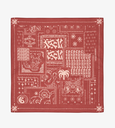 Bandana Rvca Dalas Square - Brick Red