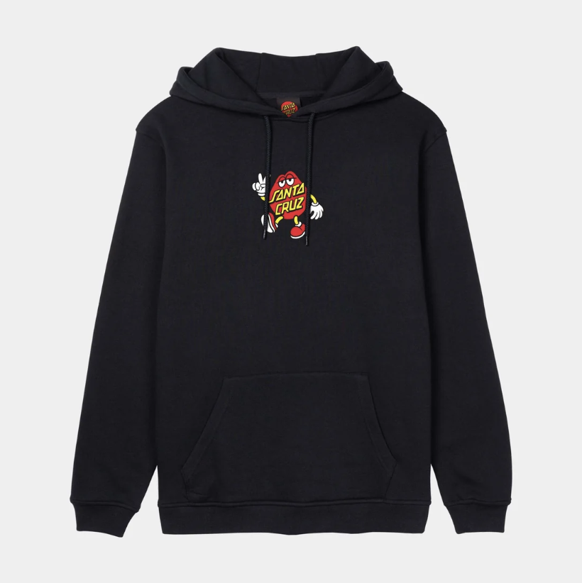 Sudadera con Capucha Santa Cruz Dot Guy Front - Black