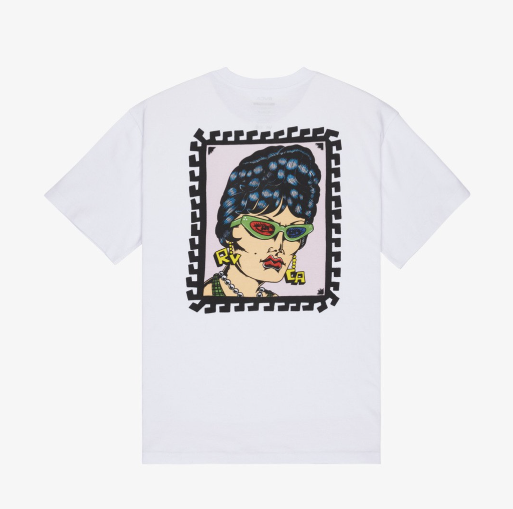 Camiseta Rvca Barba Bangles - White