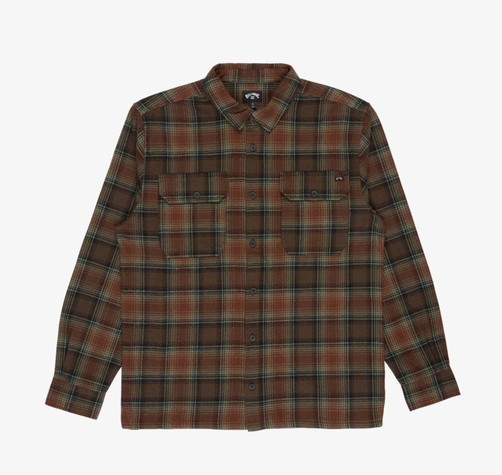 Camisa Billabong Offshore Flannel - Dark Cedar
