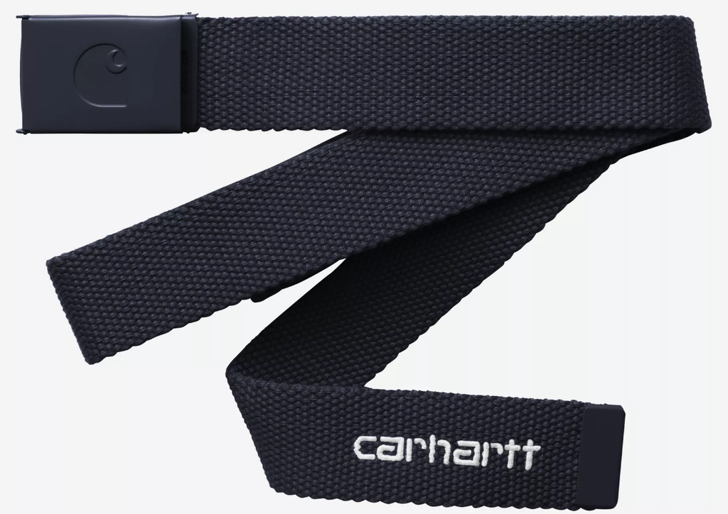 Cinturón Carhartt WIP C-Logo Belt Tonal - Dark Navy/White