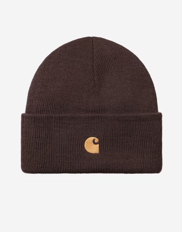 Gorro Carhartt WIP Chase - Palisander / Gold