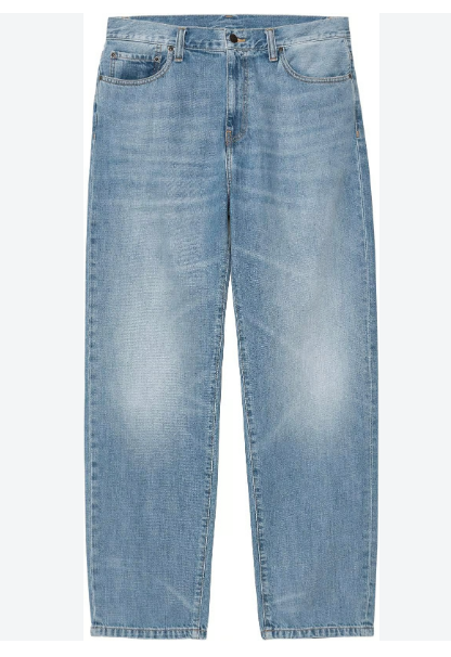 Pantalón Carhartt WIP Aaron - Blue,  Burst Washed
