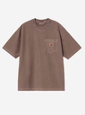 Camiseta Carhartt WIP S/S Loose Pocket - Tobacco , Garment Dyed