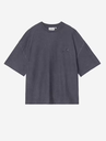 Camiseta Carhartt WIP S/S Lambert - Dark Navy, Moon Wash