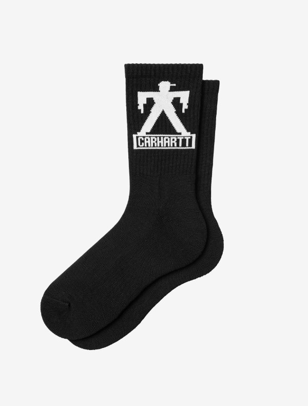 Calcetines Carhartt WIP Bricky Man - Black/Wax