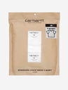 Camiseta Carhartt WIP Standard Crewneck - White + White (Pack de 2)