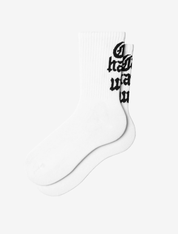 Calcetines Carhartt W' Blackletter - White