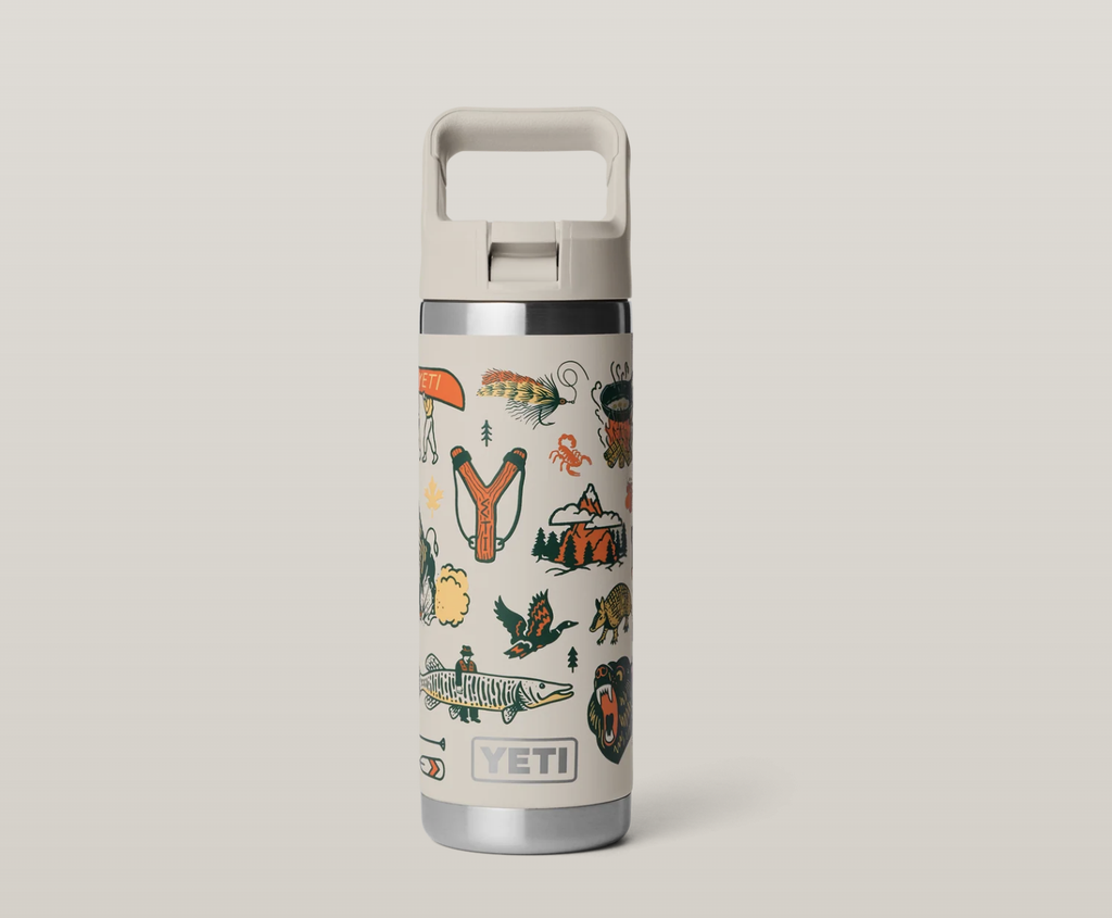 Botella con Tapa de Pajita Yeti Rambler 18 oz (532 ml) - Cape Summer Camp