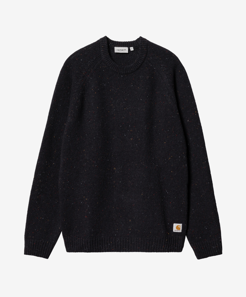 Jersey Carhartt Wip Anglistic - Speckled Dark Navy