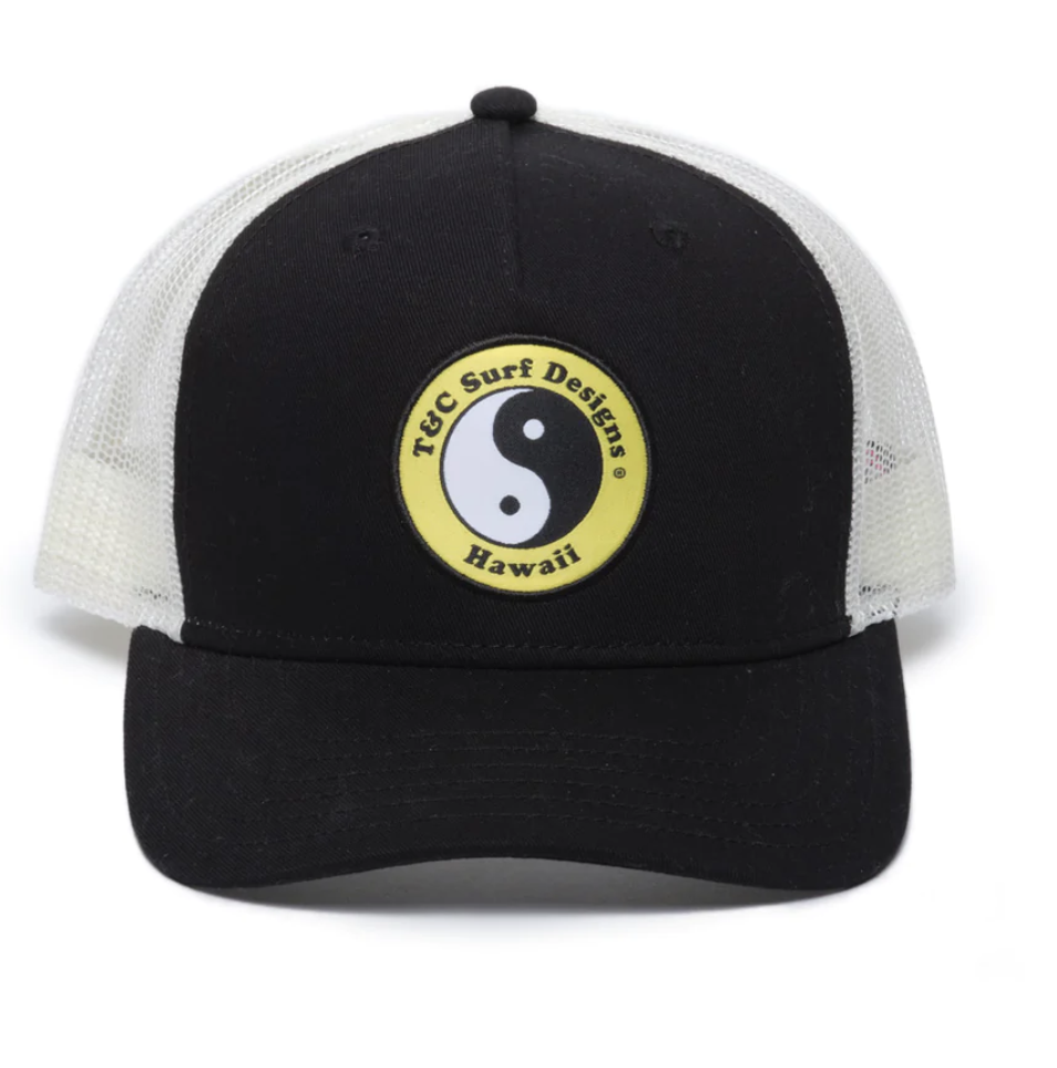 Gorra T&C YY Trucker Cap - Black White Yellow