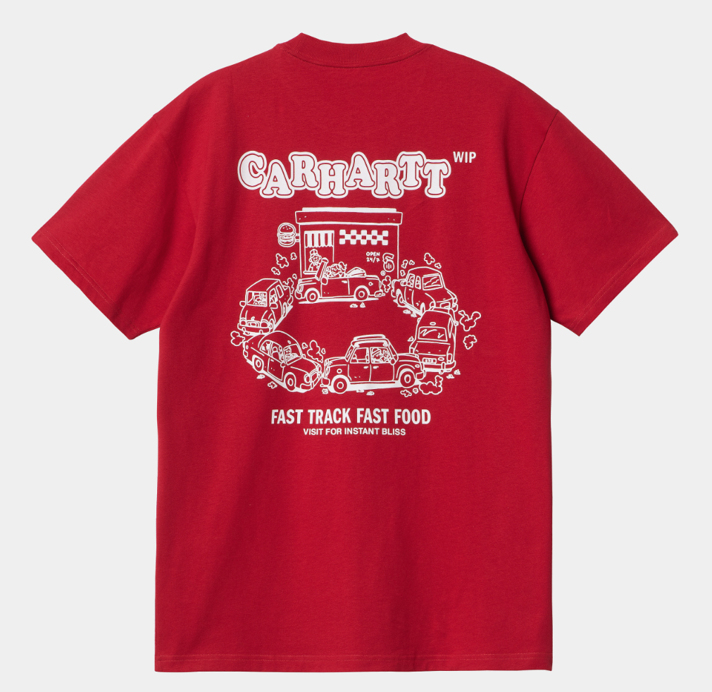 Camiseta Carhartt Wip Fast Food - Samba